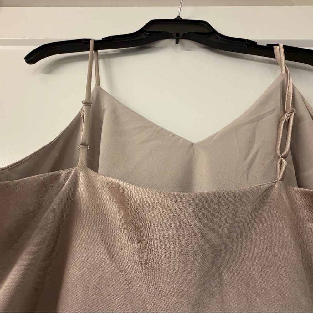 New Fifteen Twenty Bias MIDI Dress in color Almond. - Picture 5 of 14
